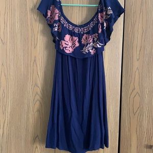 Needlepoint Flowy Dress